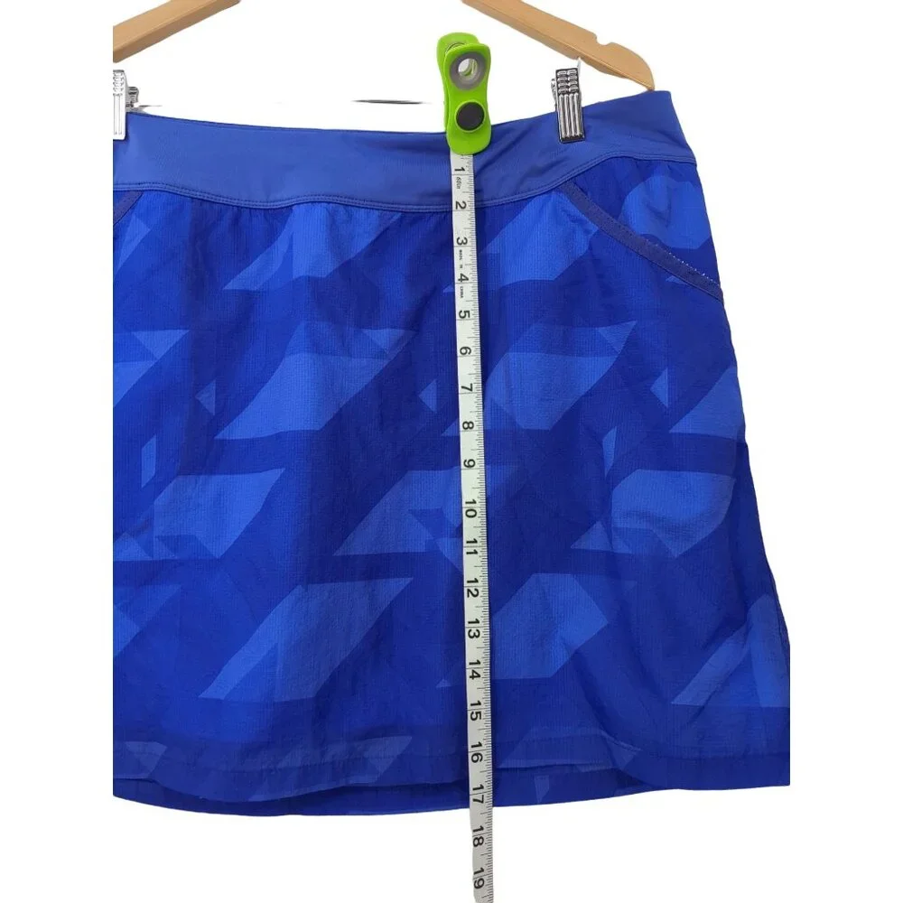Nike Golf Skort Womens XL Blue Skirt Removable Shorts Tour Performance Athletic‎